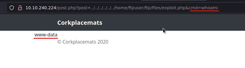 Remote code execution working